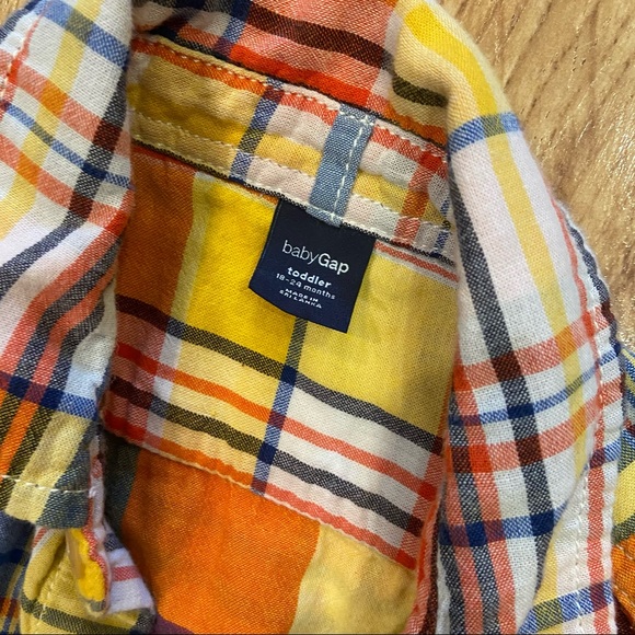 18-24 month spring plaid baby gap - Picture 2 of 3